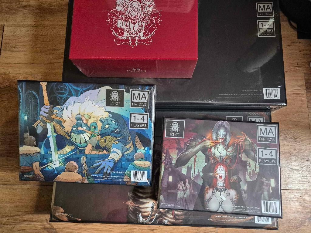 Kingdom Death monster Core + Gambler's chest + More SEALED, Een of twee spelers, Ophalen, Nieuw