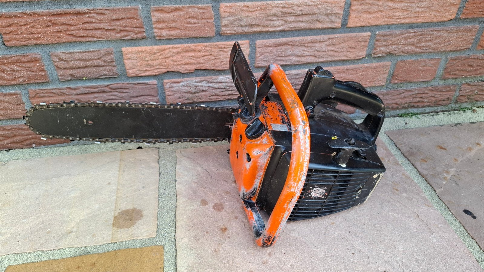 Husqvarna kettingzaag tophandle antiek opknapper, Gebruikt, 70 mm of meer, Kettingzaag, Ophalen of Verzenden