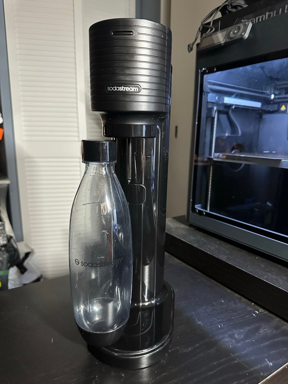SodaStream Art Zwart - Quick Connect - incl. fles en CO₂, S, Verzenden, Zo goed als nieuw, D