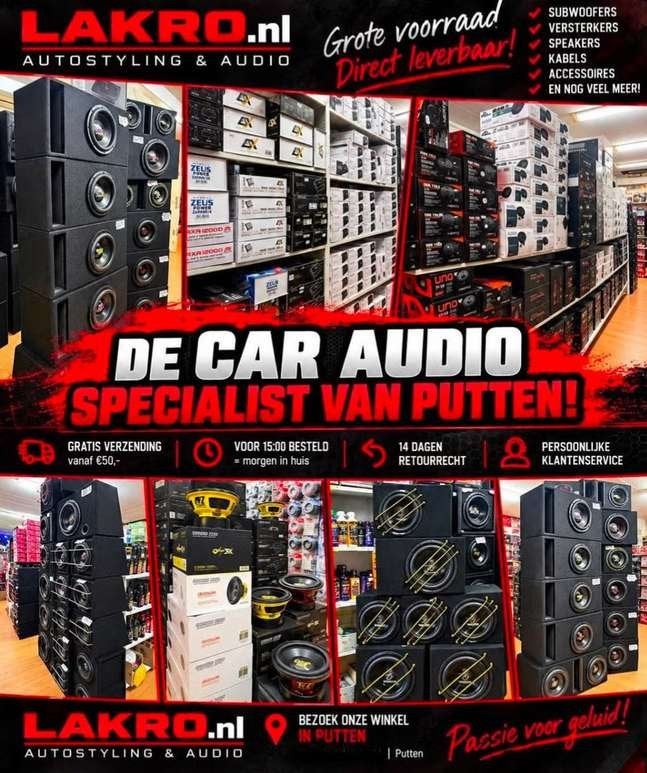 Volste audiowinkel in nederland LAKRO, Niet ingevuld, Niet ingevuld, Nieuw, Ophalen of Verzenden