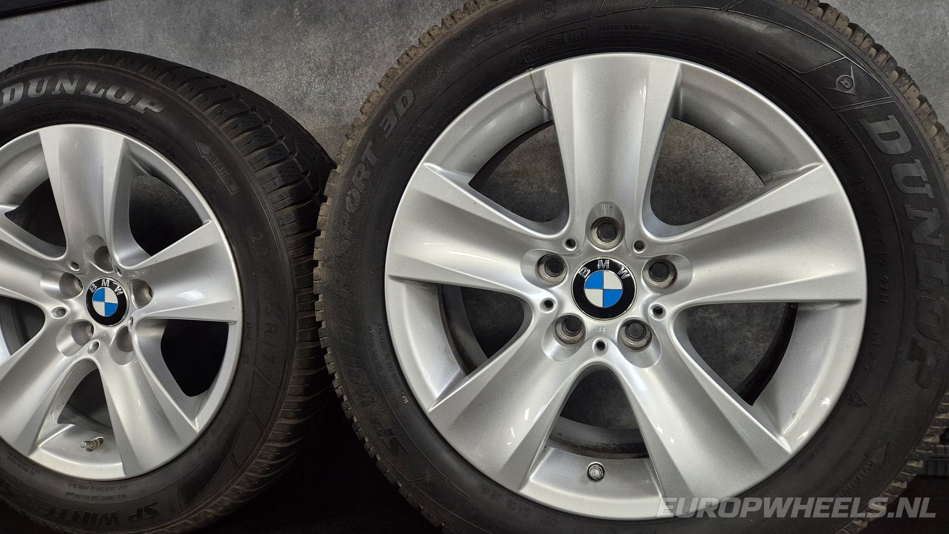 17 inch BMW velgen F10 F11 5 GT F01 6 F07 winterbanden 332, Gebruikt, -, -, Banden en Velgen