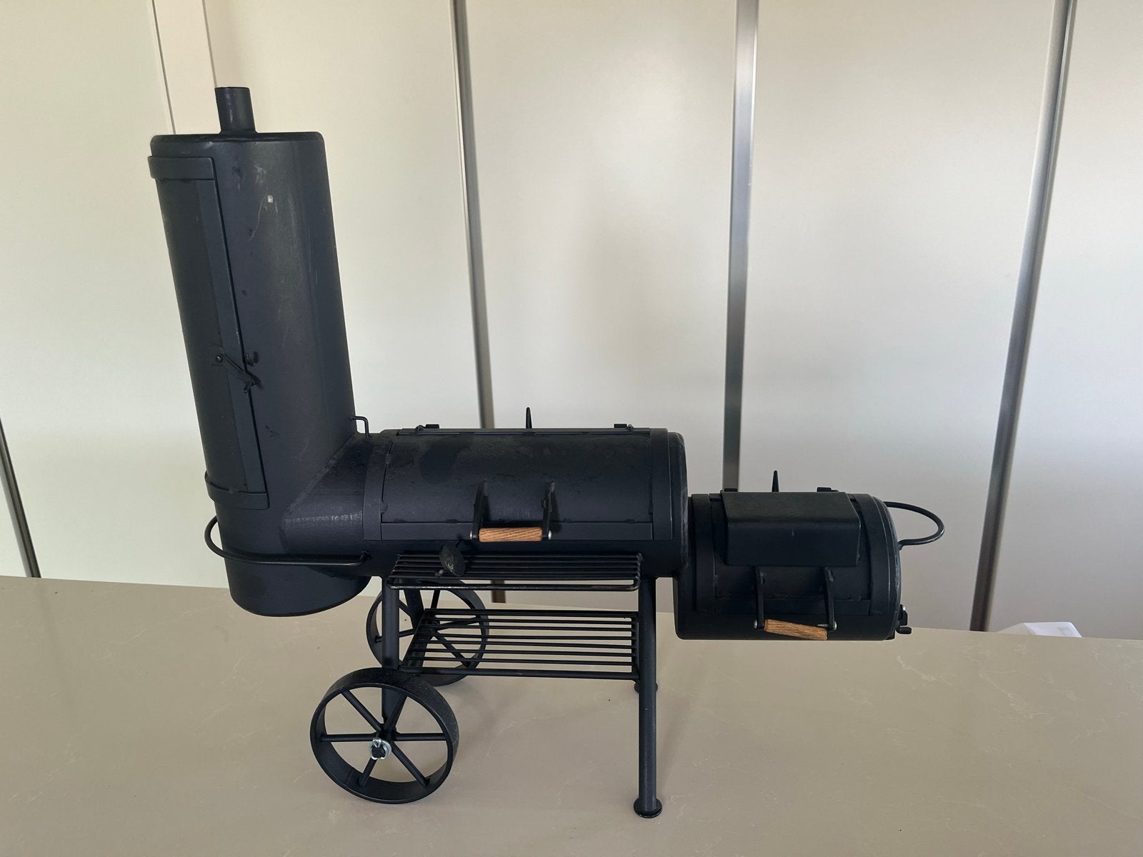 Mini Oklahoma Joe Smoker - Perfect voor BBQ liefhebbers, Ophalen of Verzenden, Zo goed als nieuw