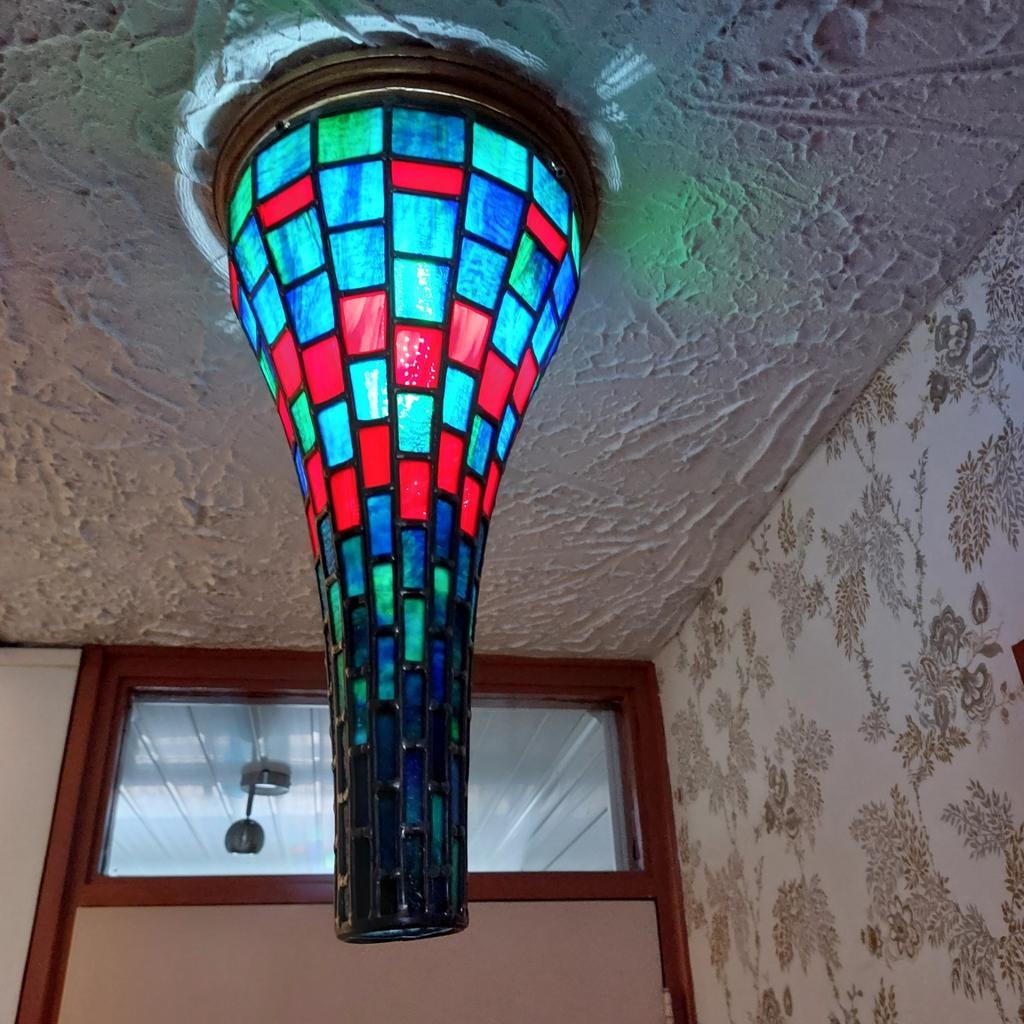 Glas in lood., Ophalen of Verzenden, Glas, Minder dan 50 cm