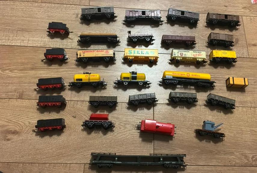 Lima locomotief en wagons, Gebruikt, Ophalen of Verzenden, Lima, Gelijkstroom