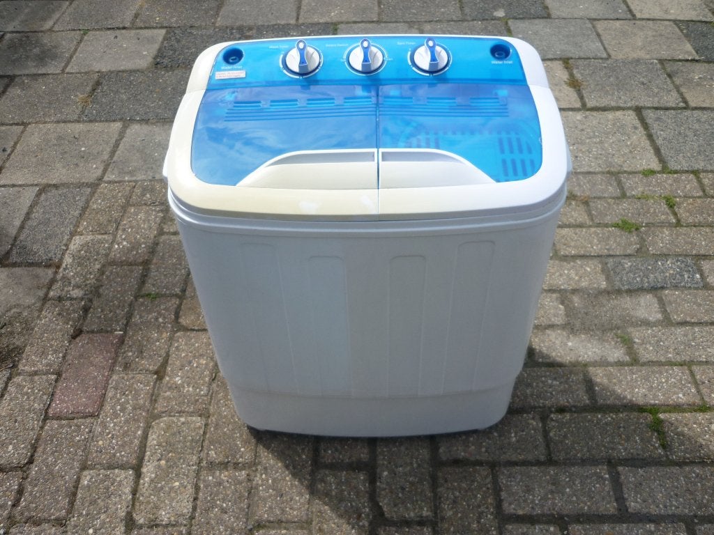 Camping miniwasmachine., Caravans en Kamperen, Ophalen, Zo goed als nieuw