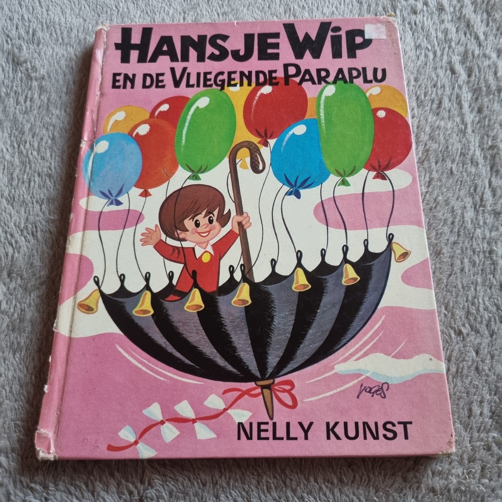 Hansje Wip en de Vliegende Paraplu - Nelly Kunst, Ophalen of Verzenden, Gelezen, Nelly Kunst, Sprookjes
