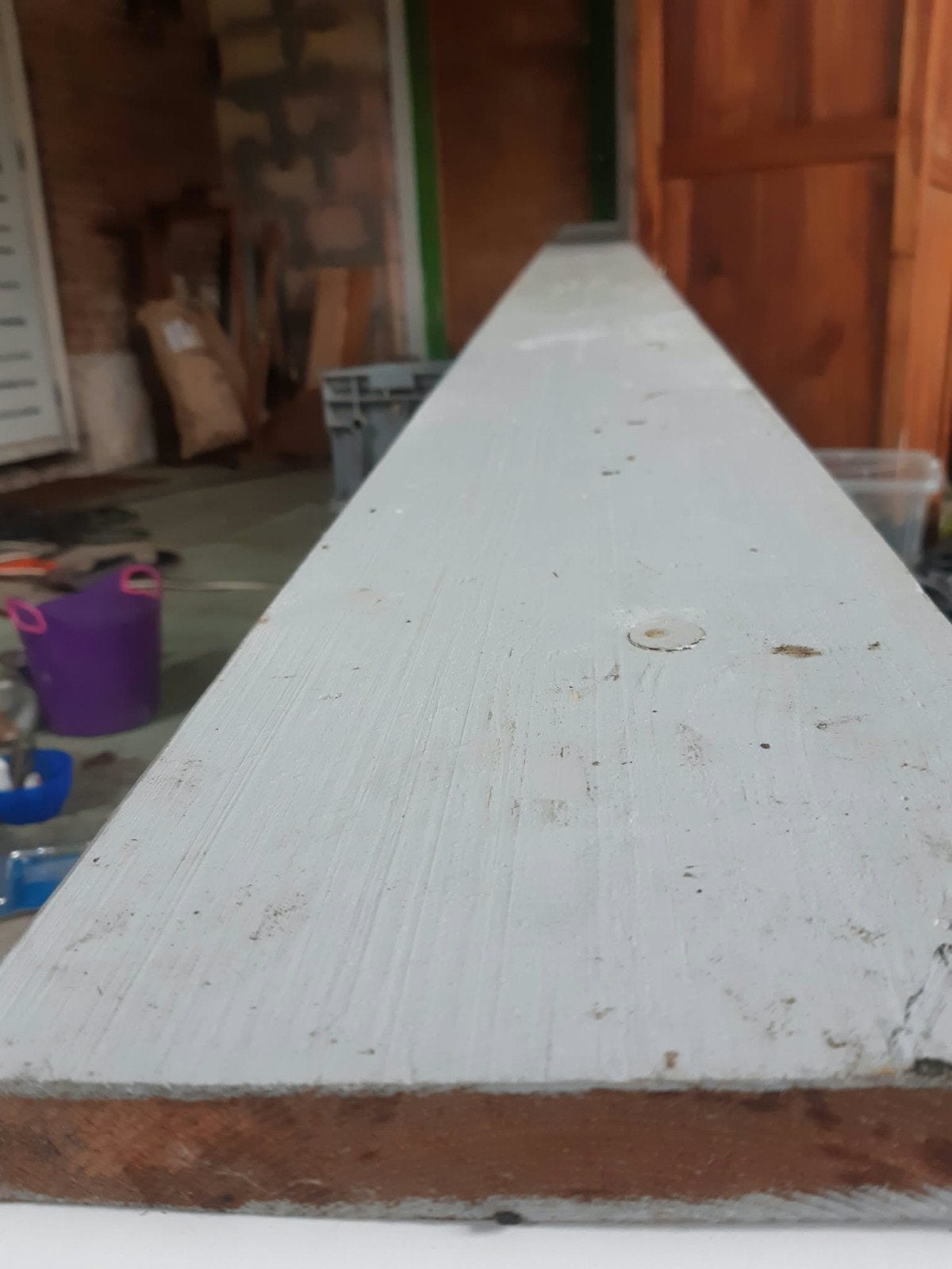 afwerkplank en merbau balken, Ophalen, Overige houtsoorten, 25 tot 50 mm, Plank