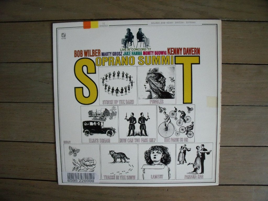 Bob Wilber - Kenny Davern - Soprano Summit, LP, Gebruikt, Ophalen of Verzenden, 12 inch
