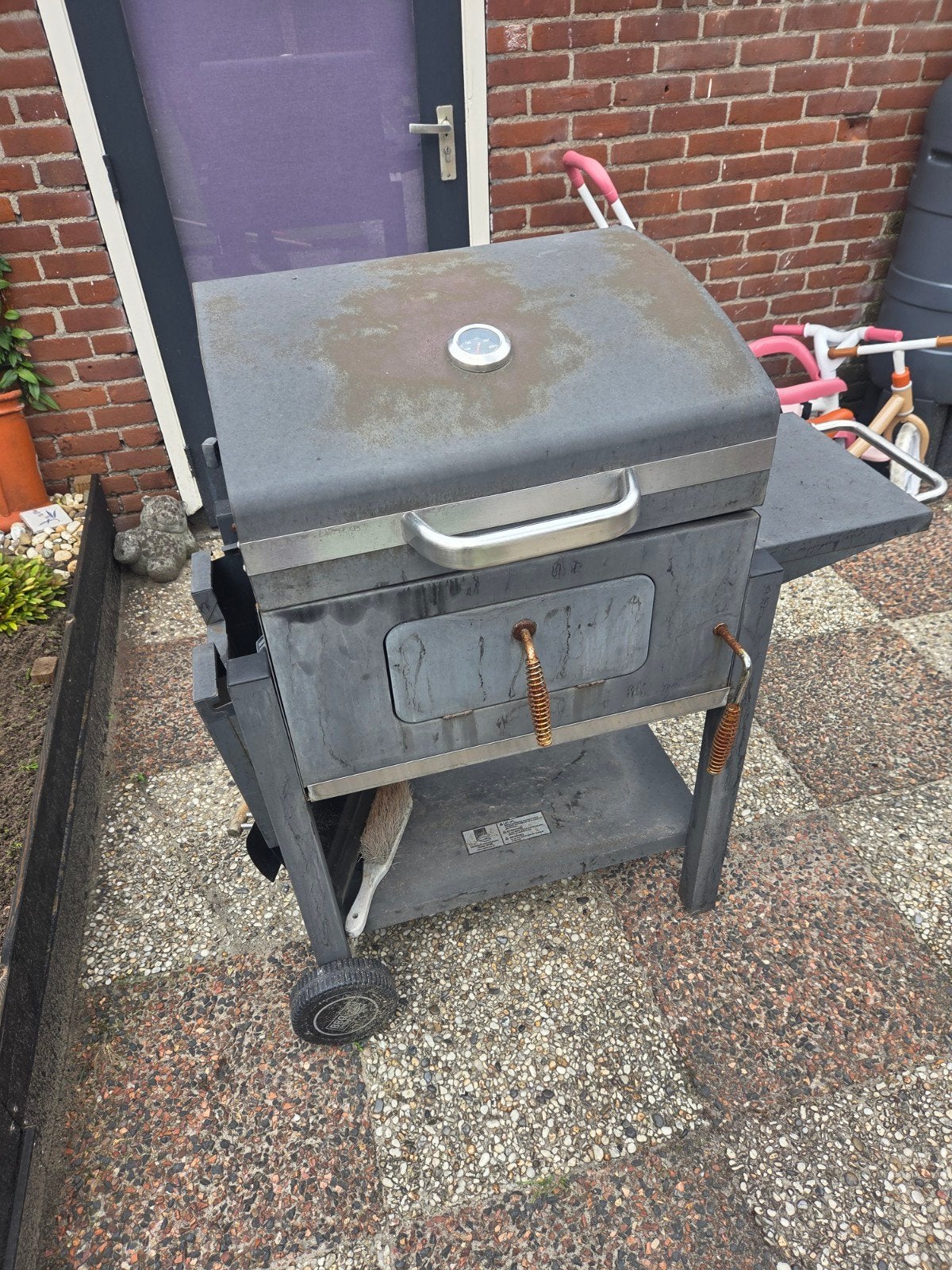 gratis afhalen, Houtskool BBQ, Ophalen, Gebruikt