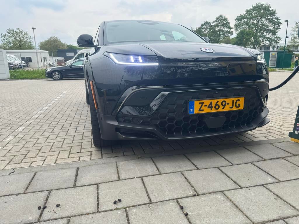 Fisker Ocean 113KWH 414KW 2024 Zwart, Auto's, Fisker, Automaat, Zwart, 124 €/maand, Zwart