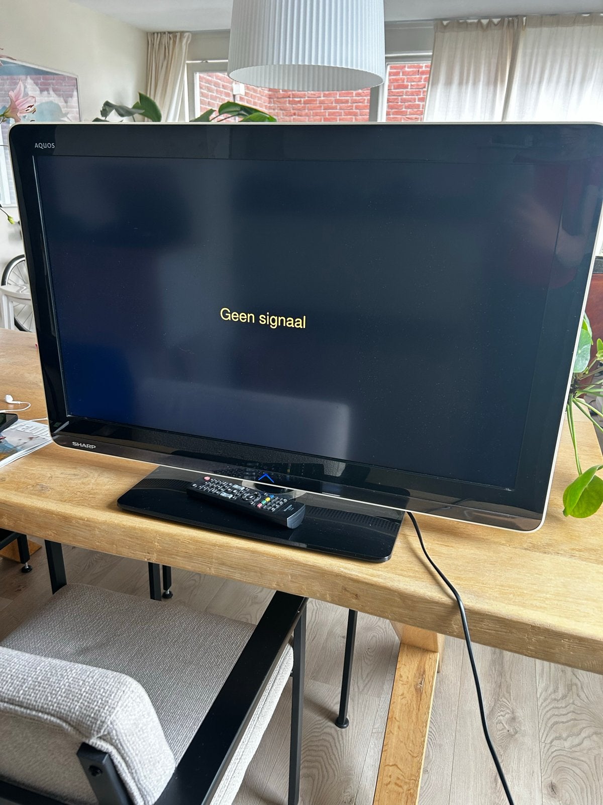 Sharp Aquos 32 inch TV, Ophalen, Gebruikt, 50 Hz, LCD