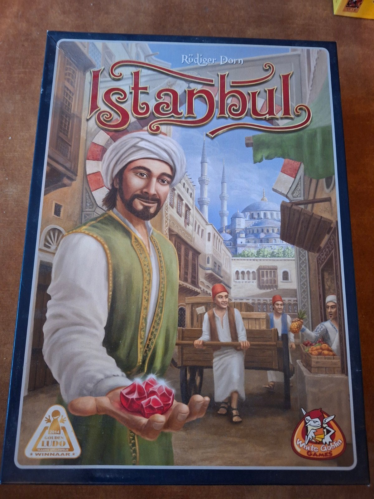 Istanbul Bordspel - Winnaar Golden Ludo 2014, Een of twee spelers, Ophalen of Verzenden, Zo goed als nieuw, White Goblin Games