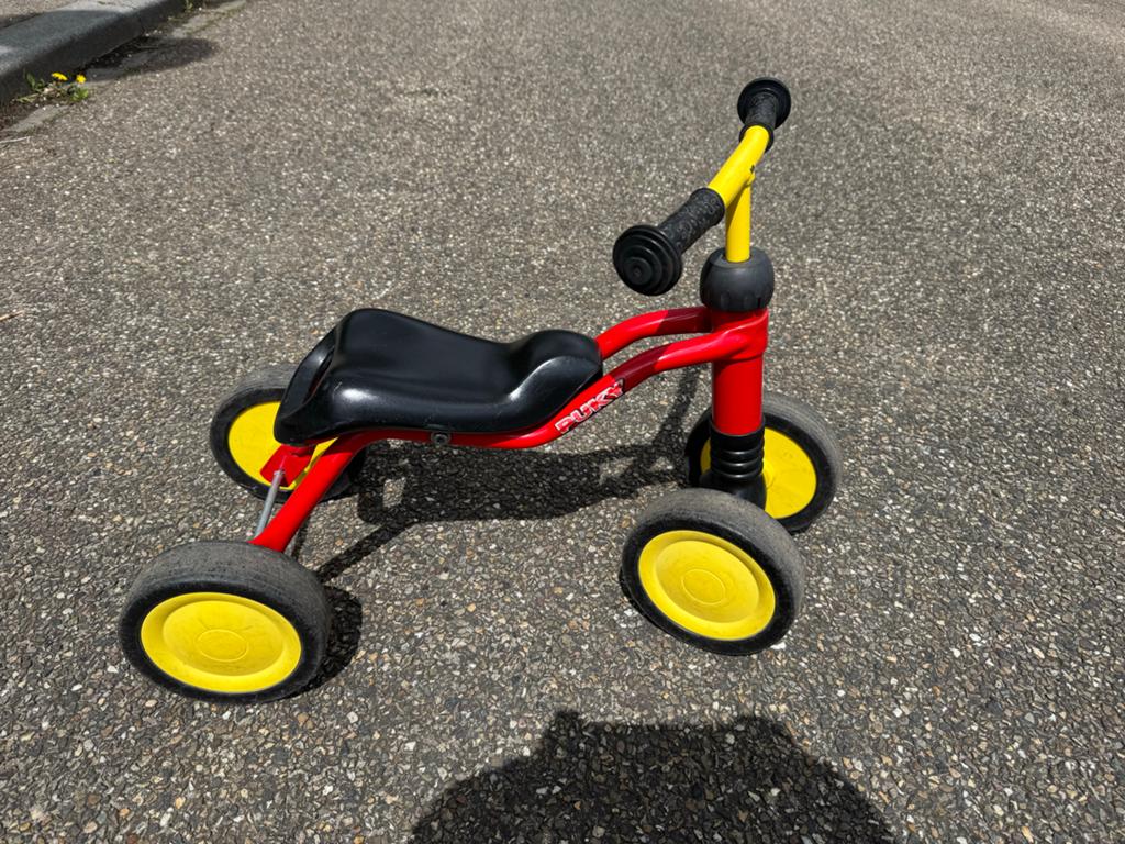 Puky Loopfiets Wutsch Rood/Geel, Ophalen, Gebruikt, Loopfiets