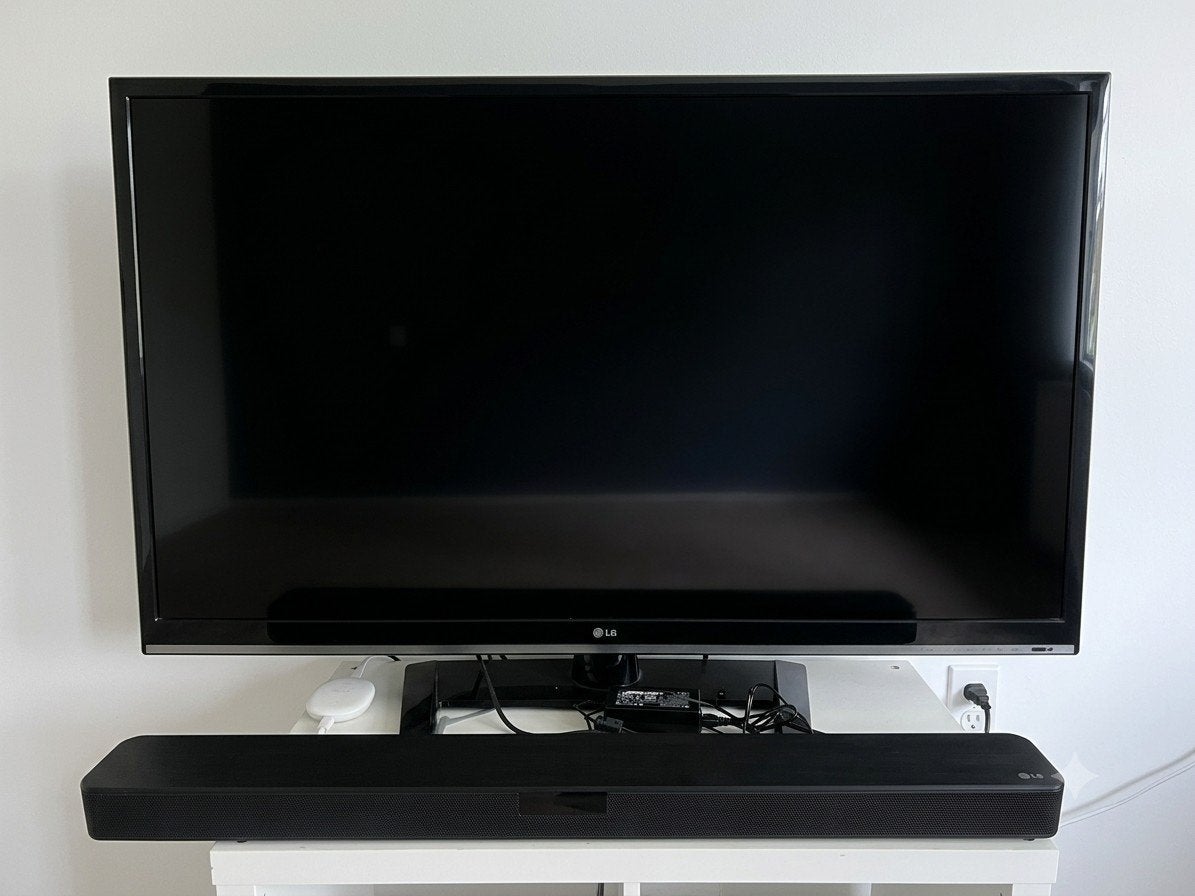 LG 47 inch LED TV (47LS5600) + Google Chromecast + Soundbar, Ophalen, 100 cm of meer, 50 Hz, LG