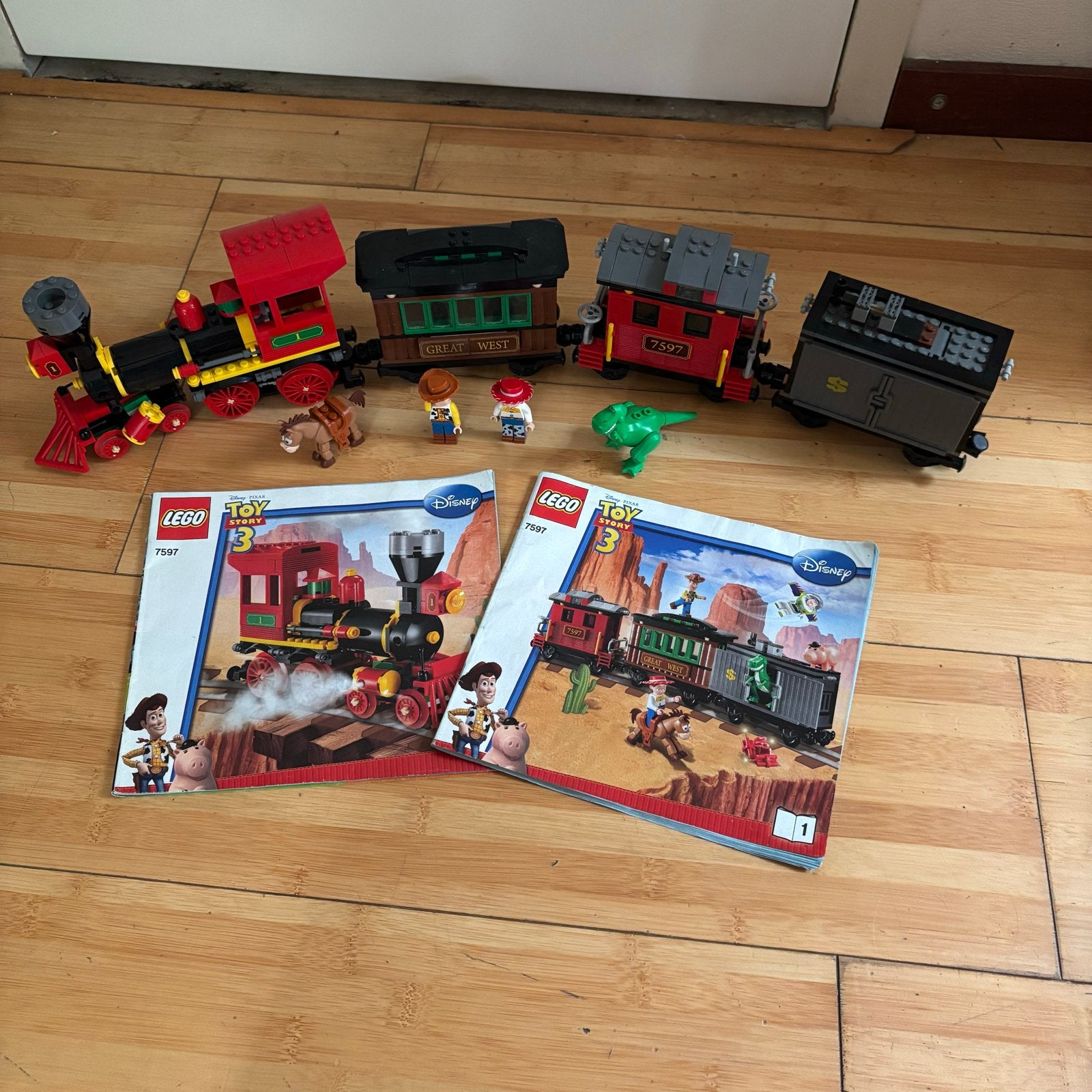 Lego Toy Story 3 Western Trein 7597 (mist figuren), Gebruikt, Lego, Ophalen of Verzenden, Disney
