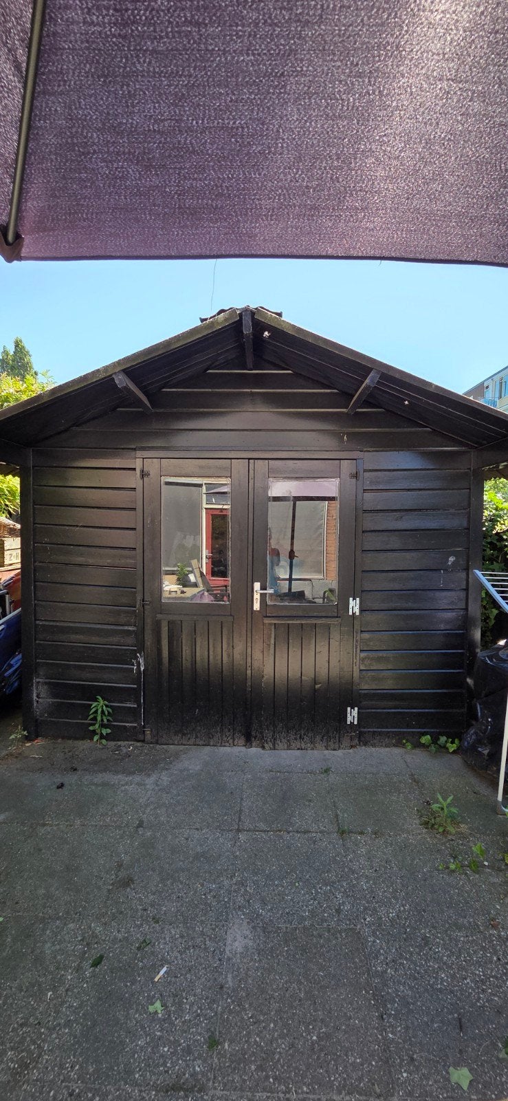 Gratis blokhut zelf demonteren, Tuin en Terras, Ophalen, Gebruikt, 250 tot 500 cm, Blokhut