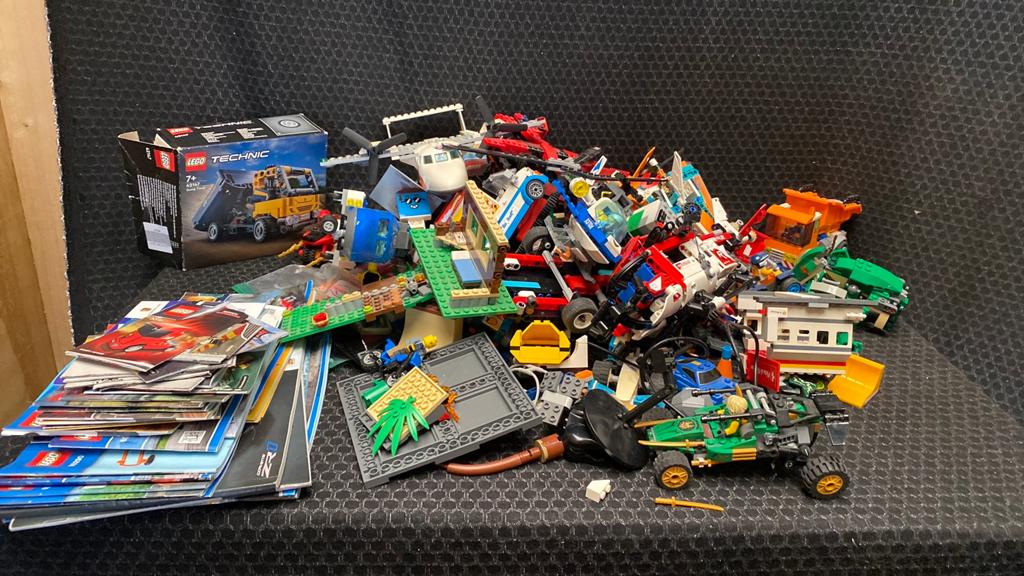 Enorme stapel lego inclusief boekjes, Lego, Lego, Overige thema's, Inclusief extra onderdelen