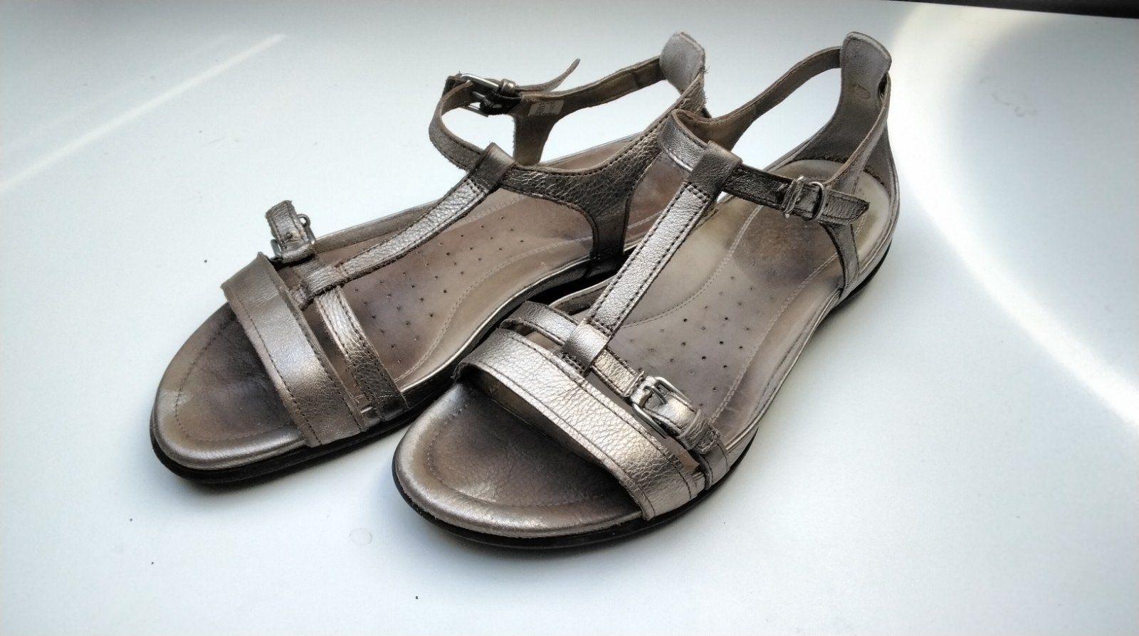 ecco sandalen maat 39, Kleding | Dames, Schoenen, Ophalen, Zo goed als nieuw, Overige kleuren, Sandalen of Muiltjes
