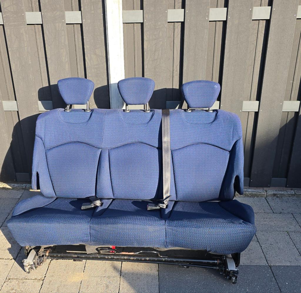 Achterbank Blauw 3 zitplaatsen Citroën C8, Peugeot 807, Auto-onderdelen, Interieur en Bekleding, Ophalen of Verzenden, Gebruikt