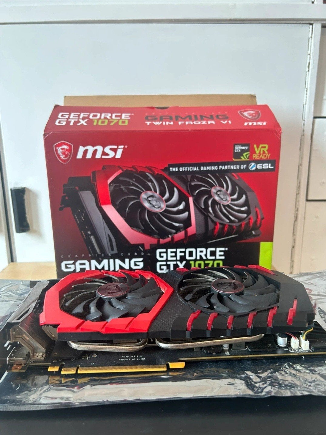 MSI GeForce GTX 1070 Gaming X Twin Frozr VI Videokaart, Computers en Software, Videokaarten, PCI-Express 3, HDMI, Ophalen of Verzenden