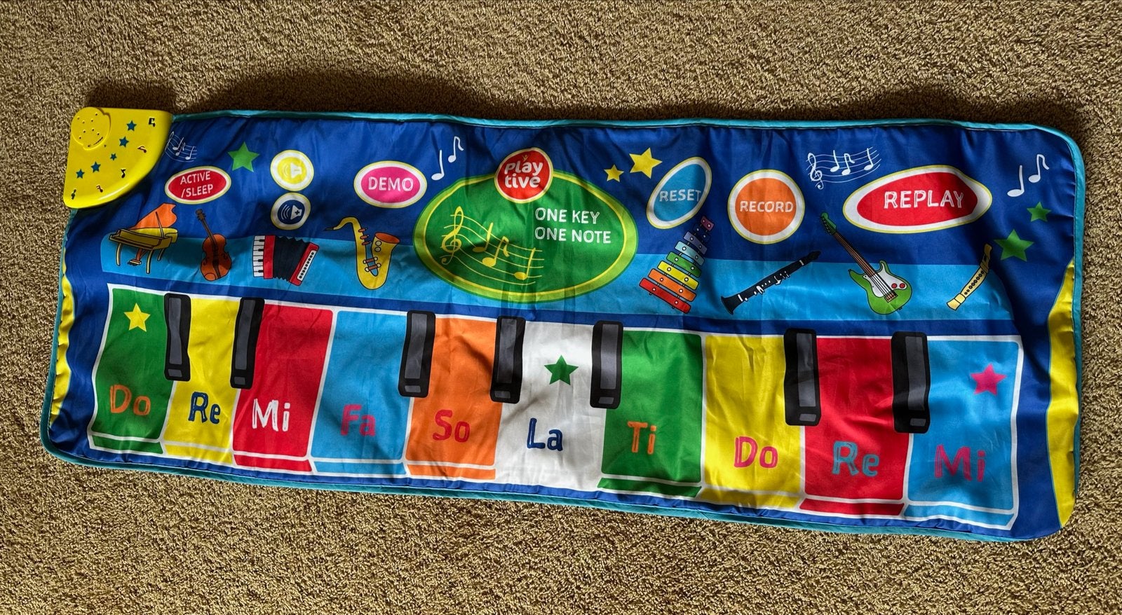Grote Muziek Speelmat Piano voor Kinderen, Kinderen en Baby's, Ophalen of Verzenden, Zo goed als nieuw, Overige typen, Met geluid