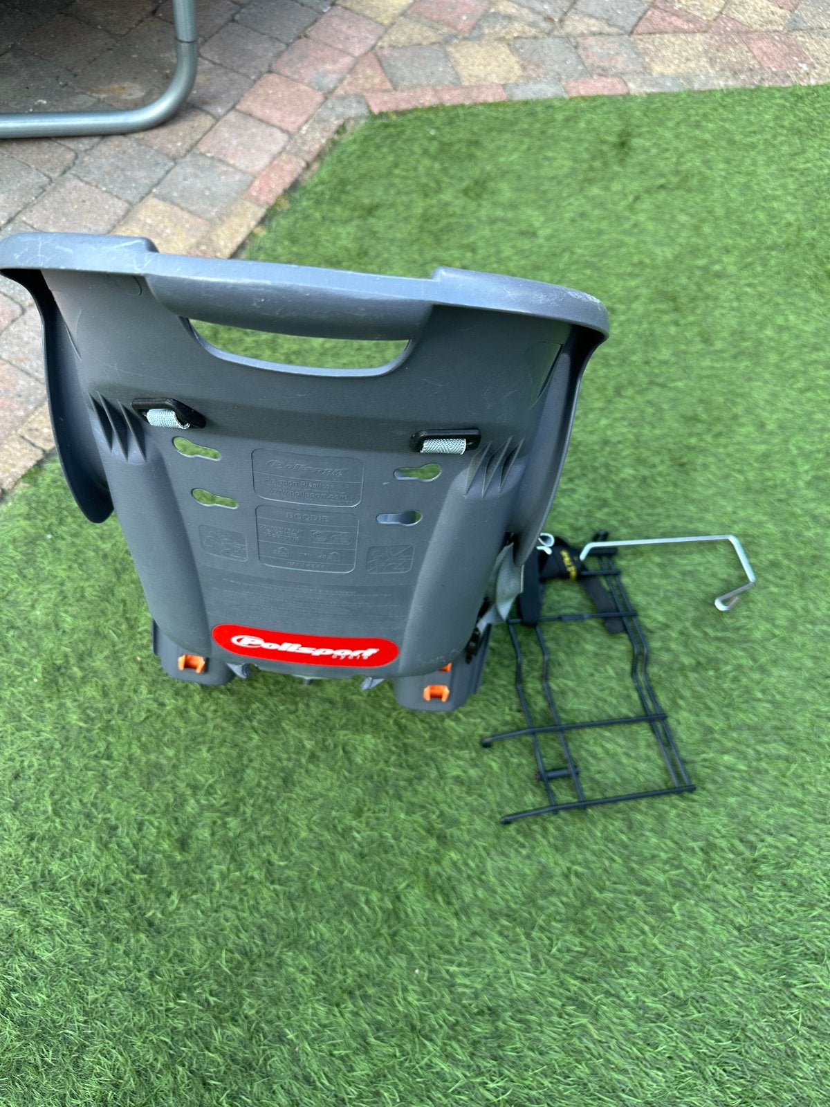 Polisport achterzitje voor kinderfiets + buggy beugelrek, Fietsen en Brommers, Fietsaccessoires | Fietsstoeltjes, Ophalen, Achterzitje