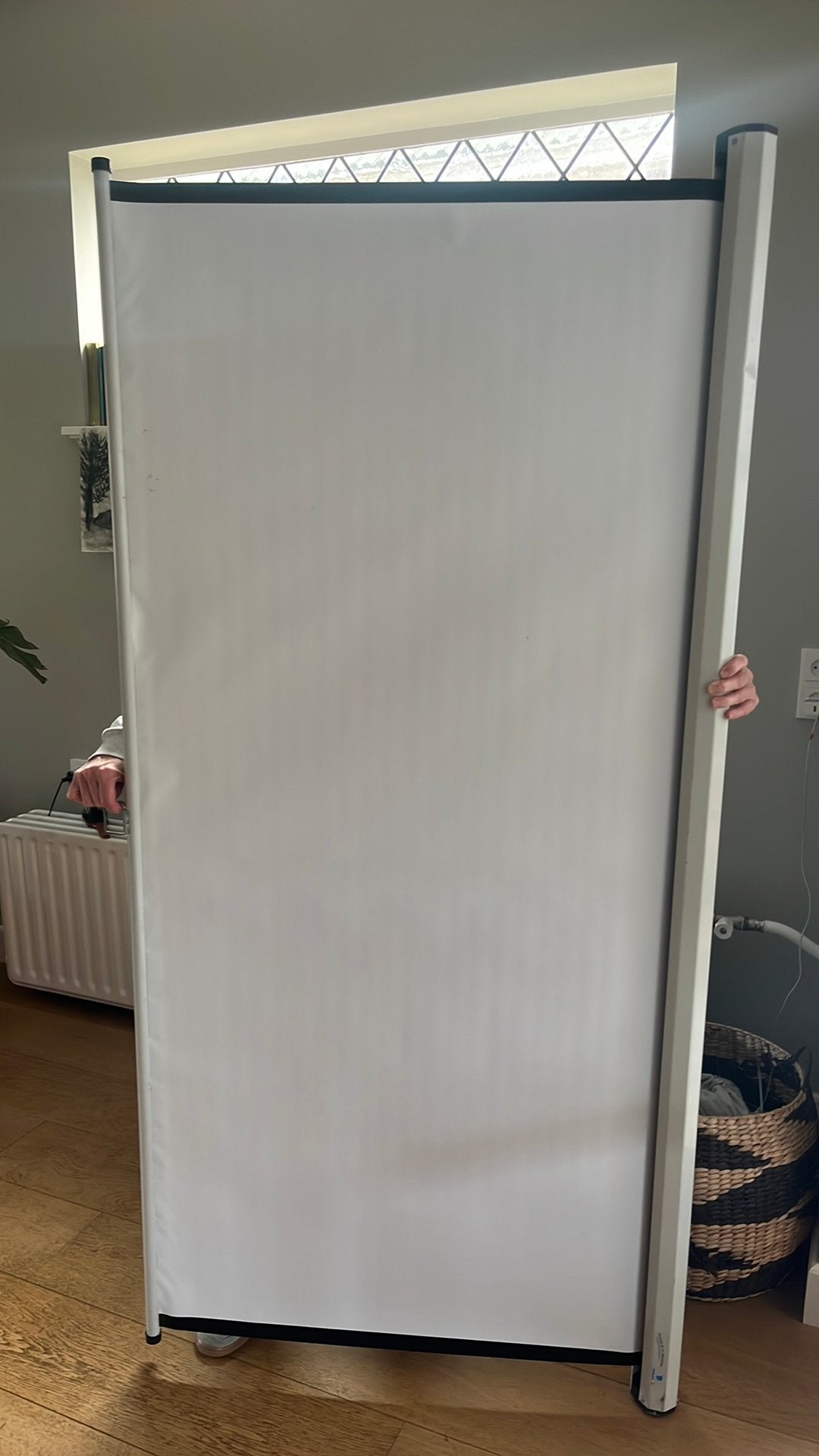 Projectie  scherm, Ophalen of Verzenden, Handmatig, Gebruikt