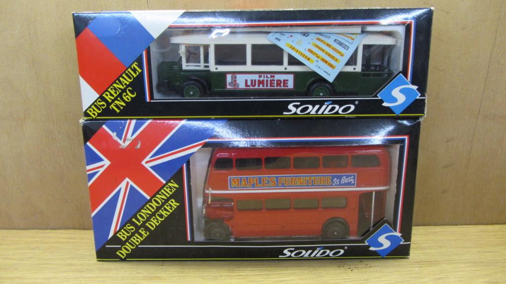 Solido : 2 modellen van bussen te koop - 4401 - 4402  - 1/50, Ophalen of Verzenden, Zo goed als nieuw, Bus of Vrachtwagen, Overige merken