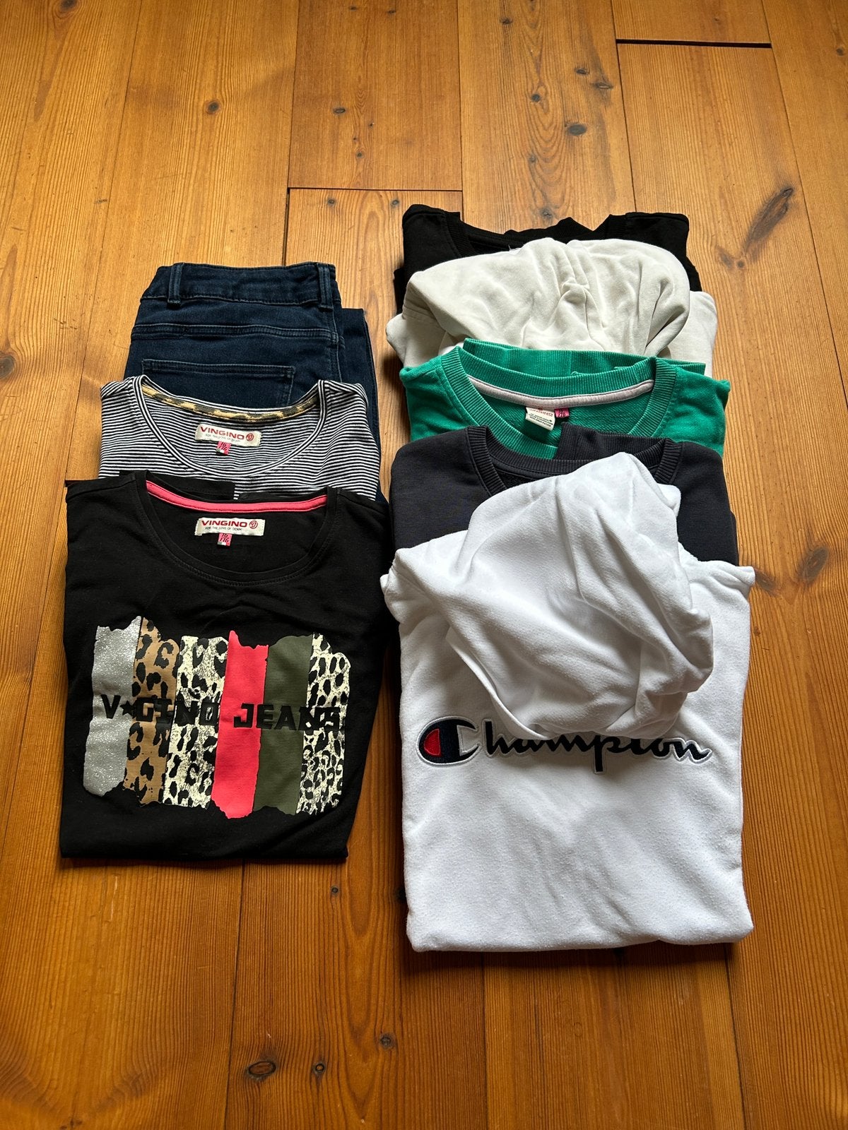 Pakket meisje maat 176 hoodys/sweaters/longsleeves/broek, Ophalen of Verzenden, Gebruikt, Maat 176