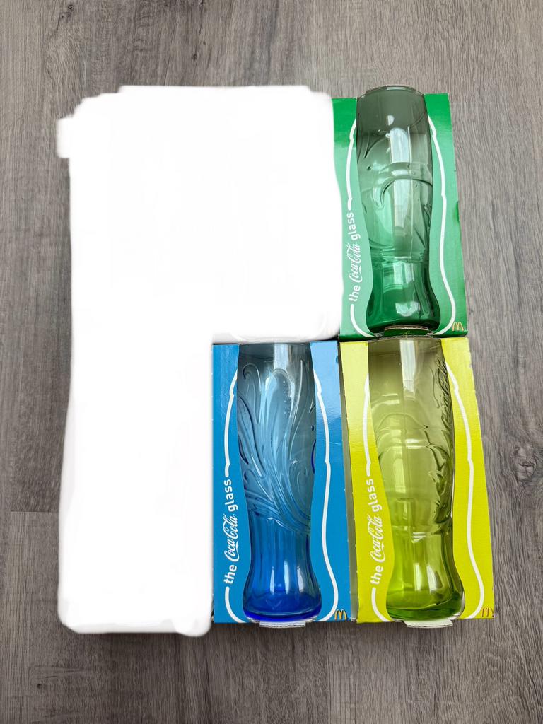 Coca cola glazen mcdonalds 2009, Verzamelen, Glas en Borrelglaasjes, Ophalen, Nieuw, Frisdrankglas