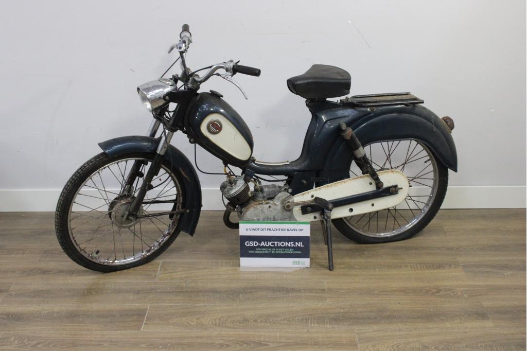 Vintage Blauw/Witte Sparta Automaat Bromfiets, Ophalen of Verzenden, Niet ingevuld, Niet ingevuld, Niet ingevuld