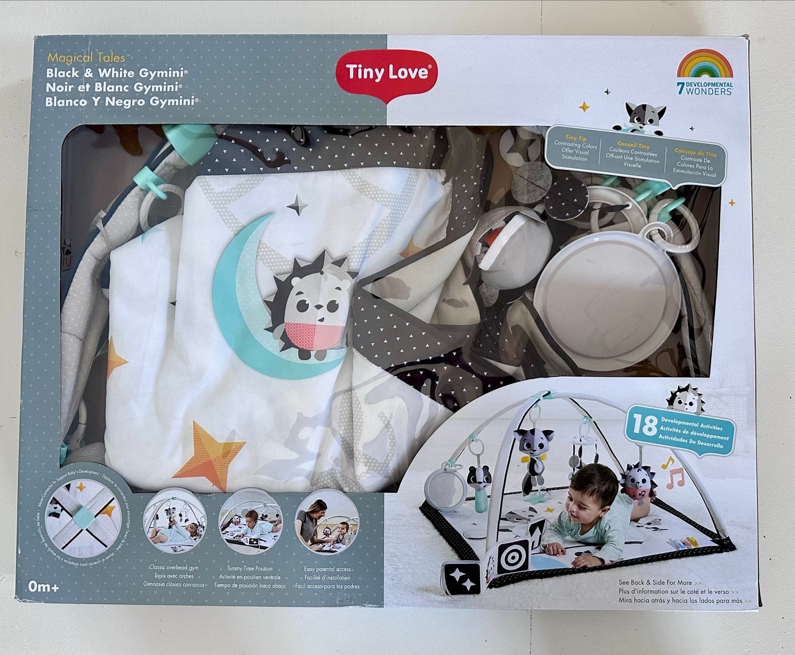 Tiny Love Magical Tales Black & White Gymini Babygym, Ophalen, Gebruikt, Babygym