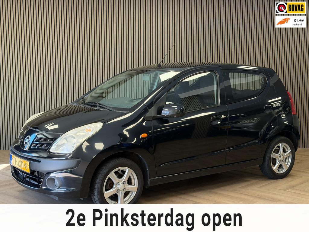 Nissan Pixo 1.0 Acenta AIRCO ELEKTR. RAMEN, Auto's, Nissan, Voorwielaandrijving, Euro 5, Stof, Gebruikt