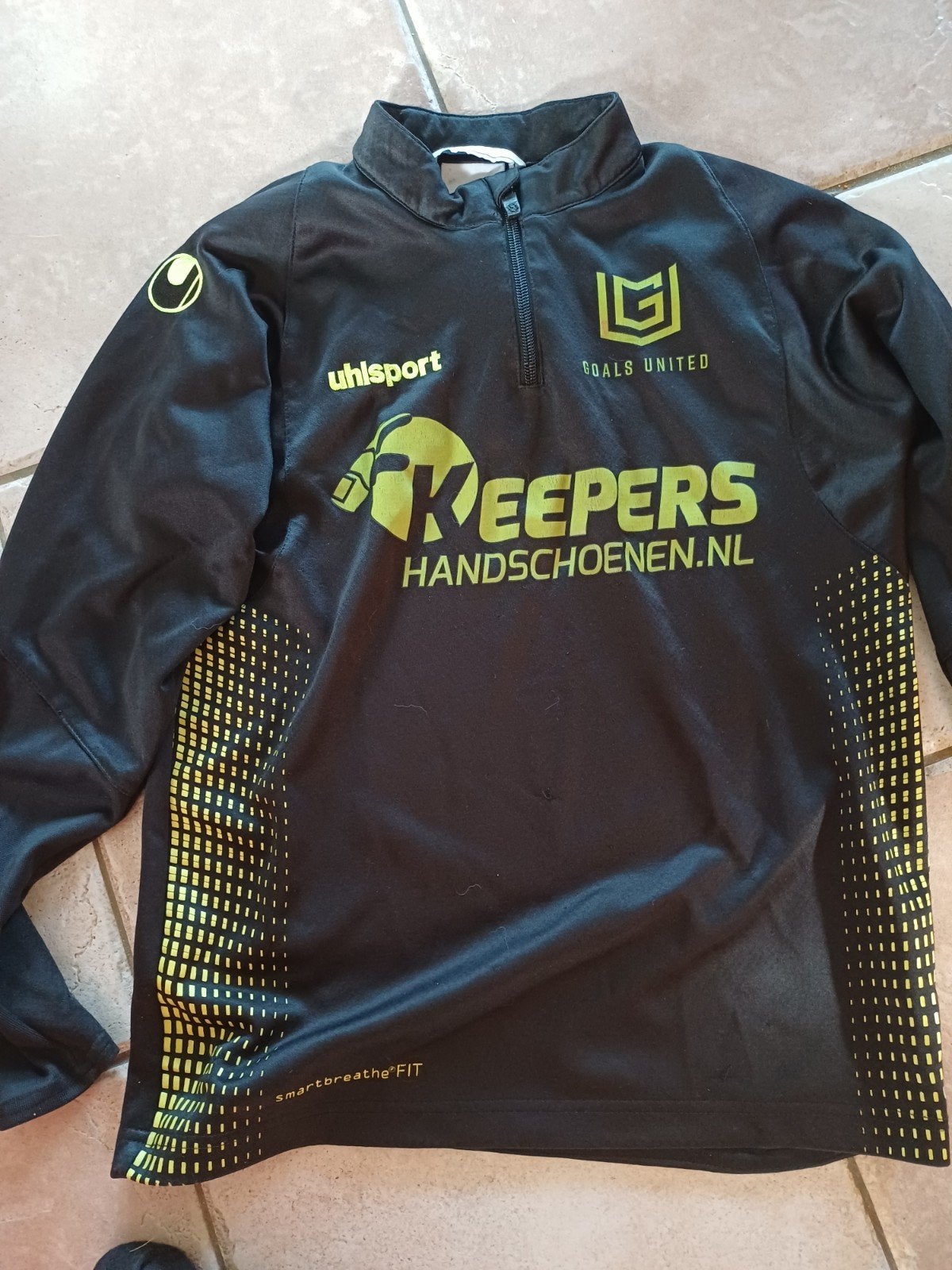 voetbalshirt erg goede staat., Uhlsport, Zwart, Overige maten, Ophalen of Verzenden
