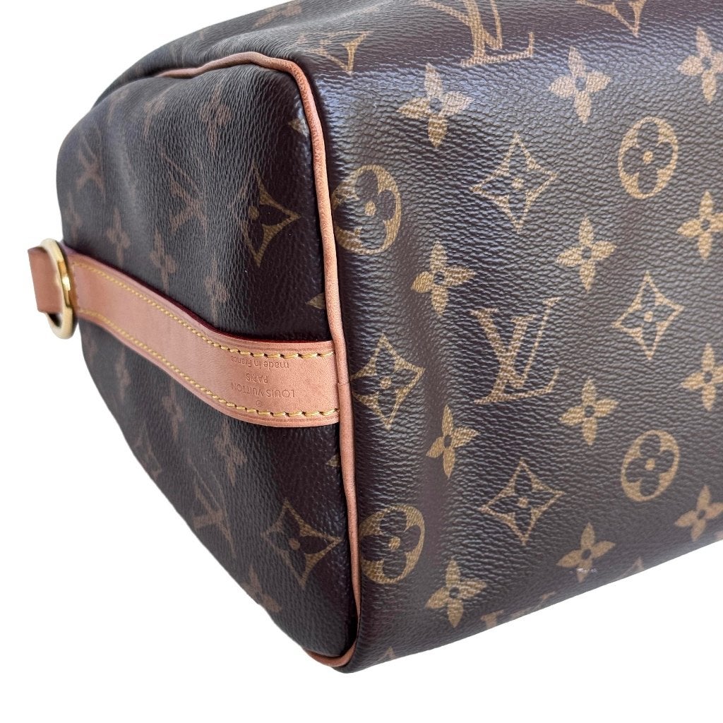 Louis Vuitton speedy 25 monogram tas crossbody 25B handtas image 6