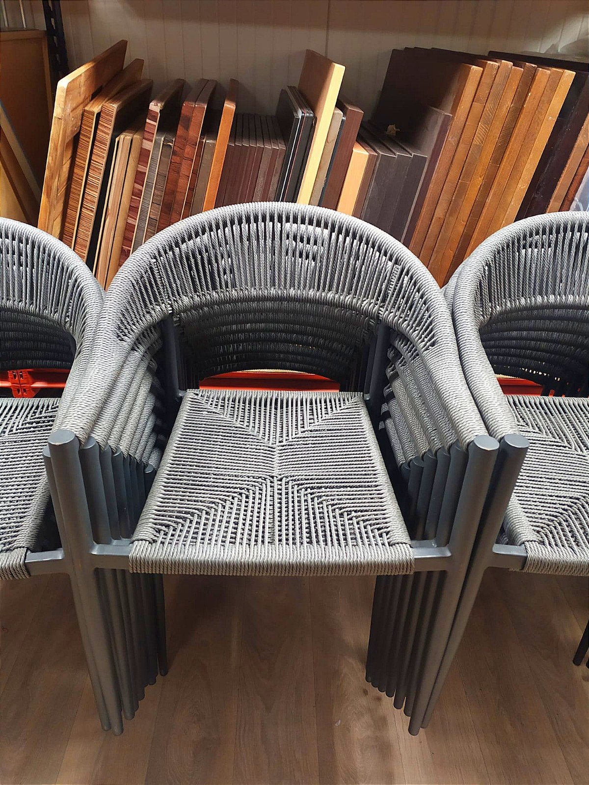 Stoel 'Rhea', Ophalen, Nieuw, Grijs, Vijf, Zes of meer stoelen