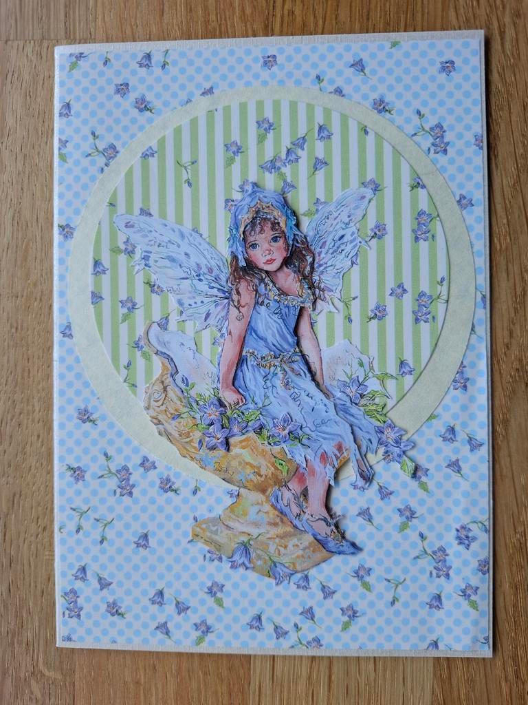 Zelfgemaakte kaart met fantasy fairy, Ophalen of Verzenden, Nieuw