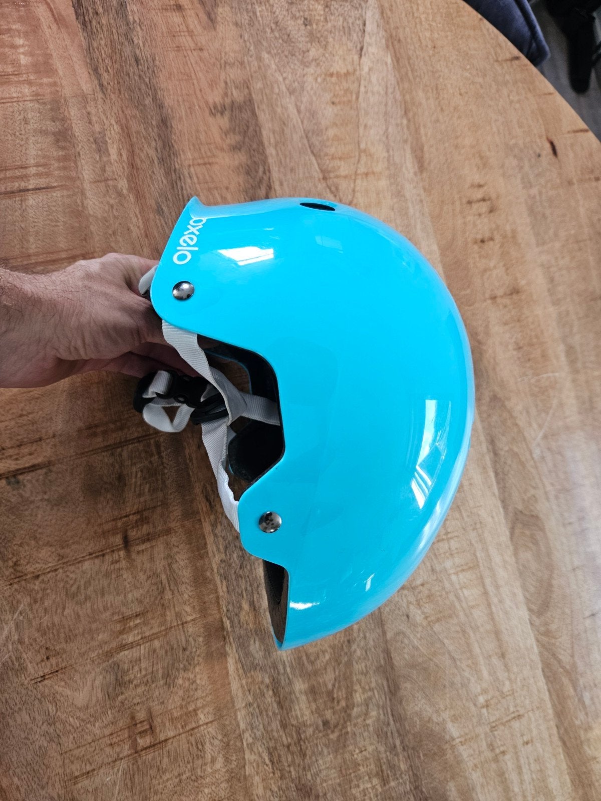 Oxelo Skateboard/Skeelerhelm - Maat 54-58 cm - Turkoois, Ophalen of Verzenden