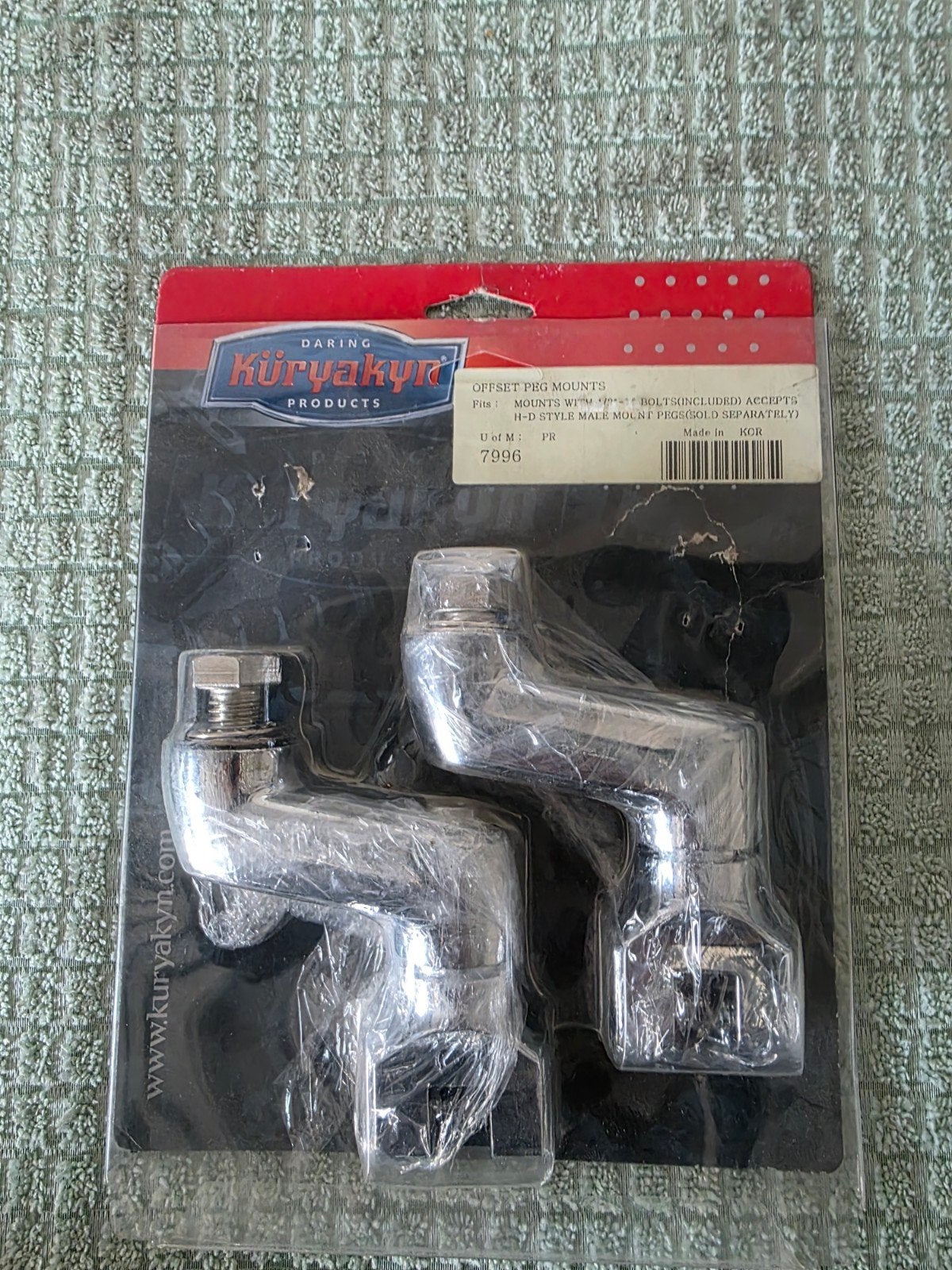 Kuryakyn Offset Peg Mounts DS-253593 - Nieuw in verpakking, Motoren, Ophalen of Verzenden