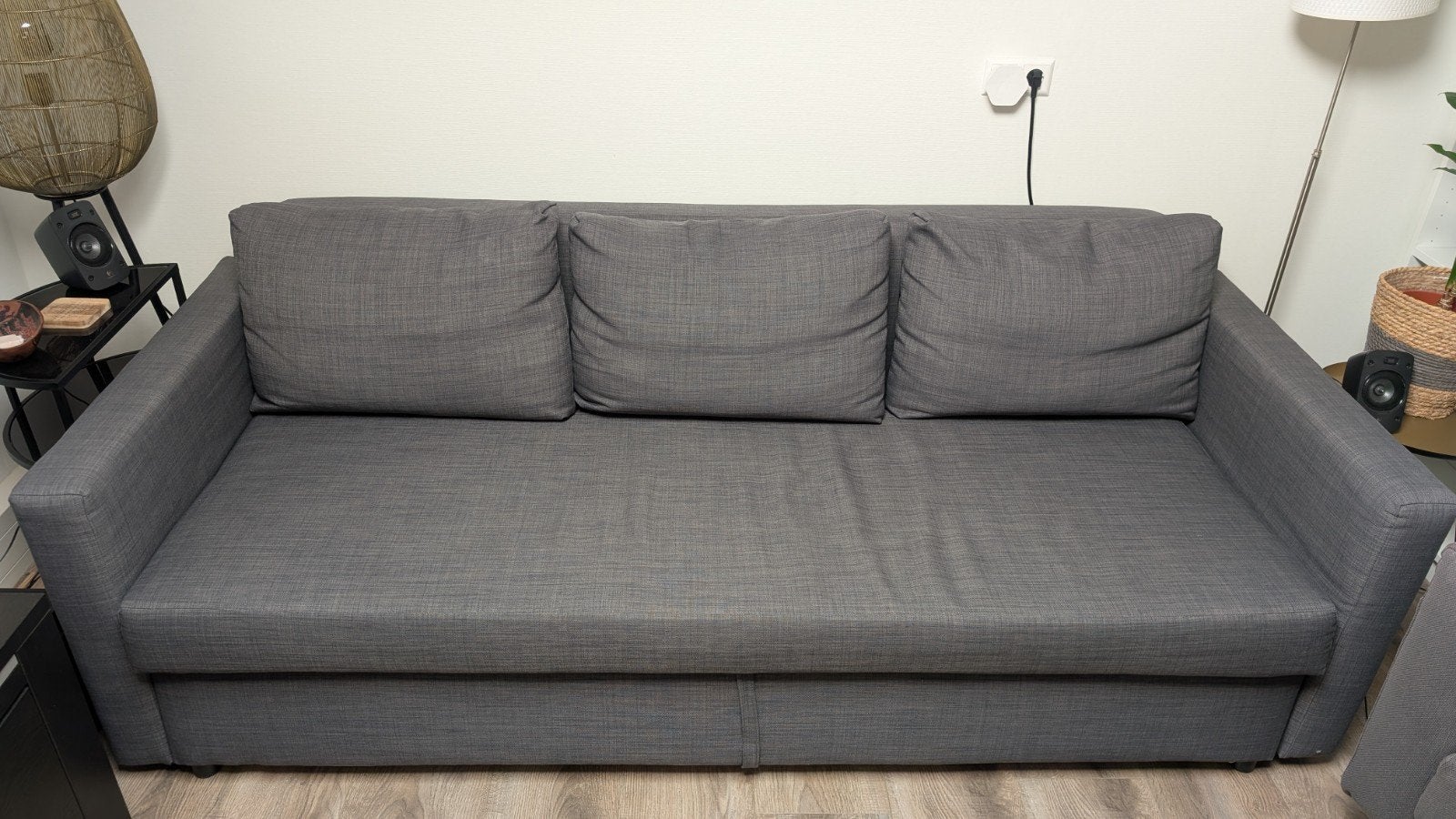 Ikea Friheten slaap/zitbank - 3 jaar oud, zeer netjes, Ophalen, Tweepersoons, Zo goed als nieuw, Overige maten