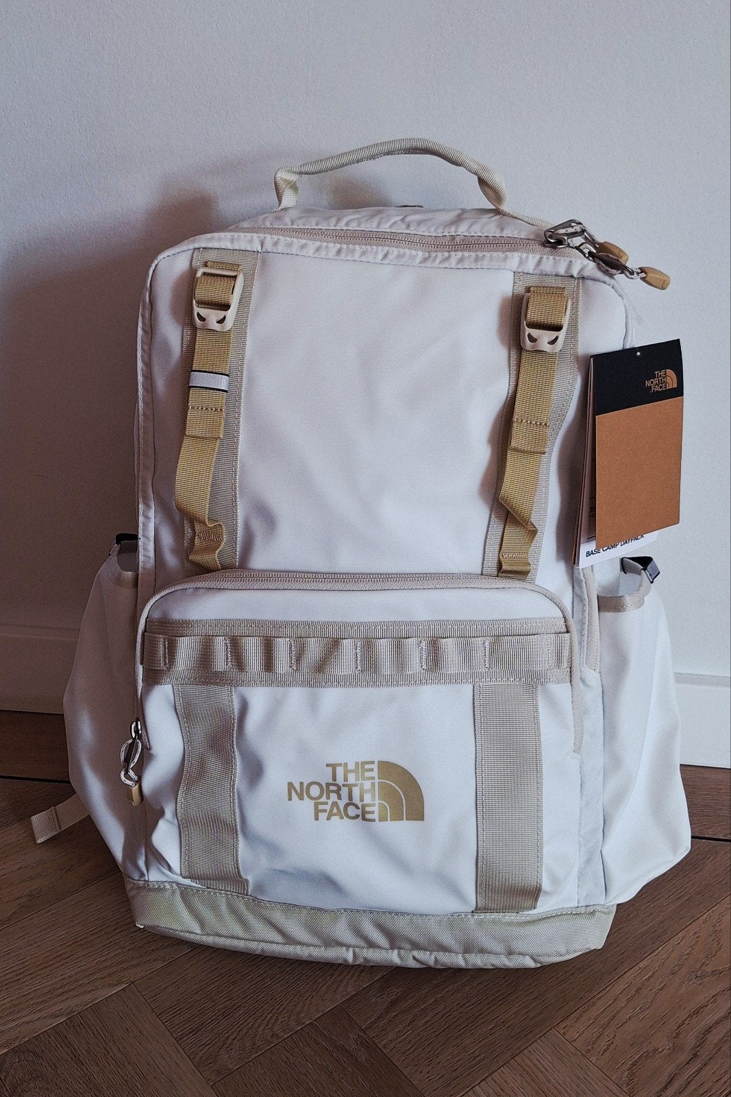 The North Face Base Camp Daypack Rugzak - Wit/Beige, Ophalen of Verzenden, Nieuw, Wit, Overige merken
