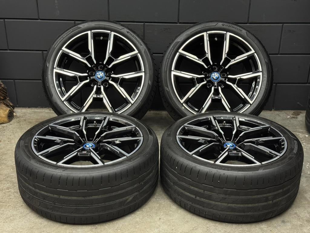 Originele 19 inch BMW I4 G26 859M 5x112 Breedset Hankook, Auto-onderdelen, Banden en Velgen, 245 mm, ., Banden en Velgen, .