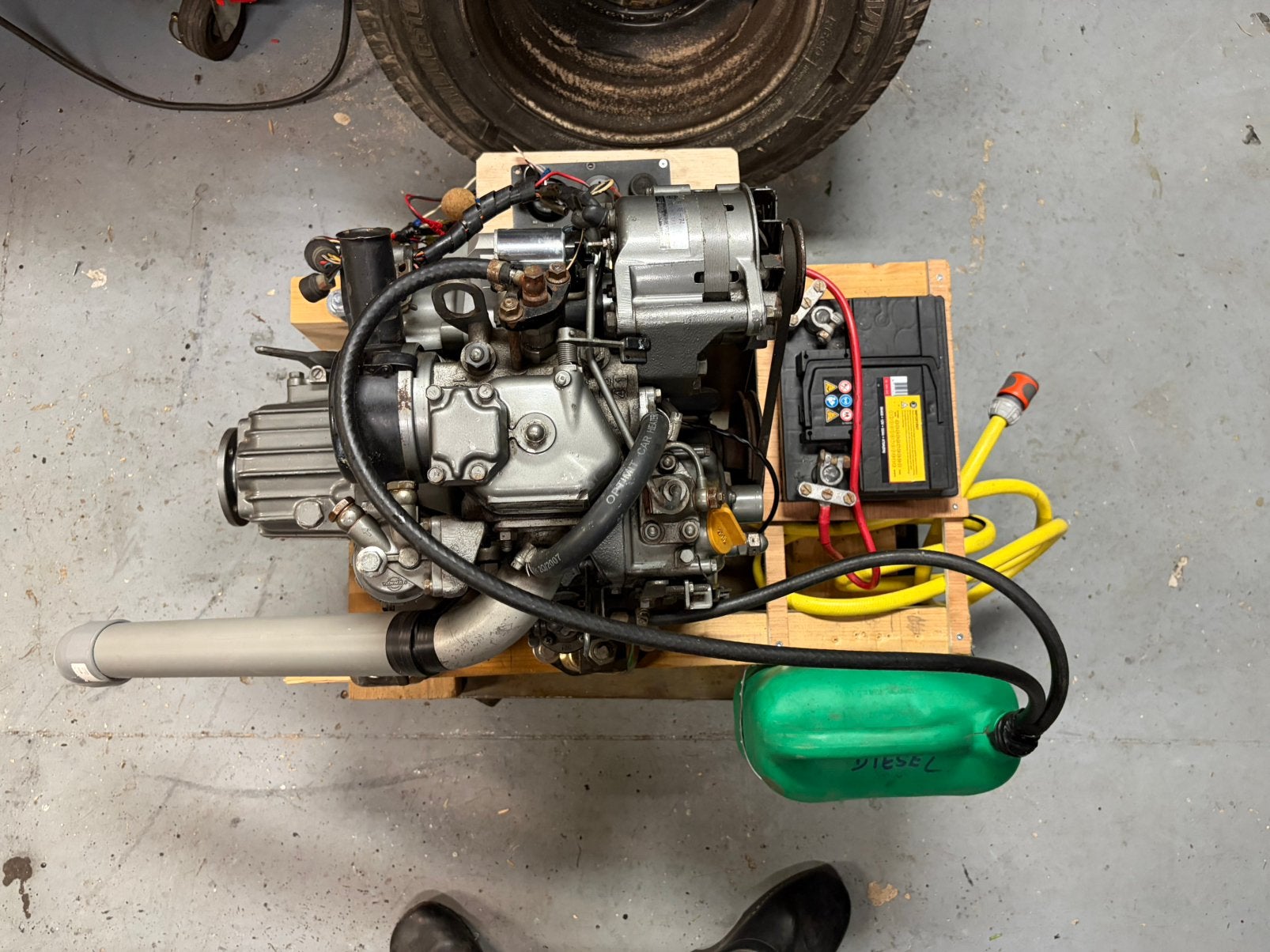Yanmar diesel inboord 1gm 6,5 pk, Watersport en Boten, Ophalen, Motor en Techniek, Zeilboot of Motorboot