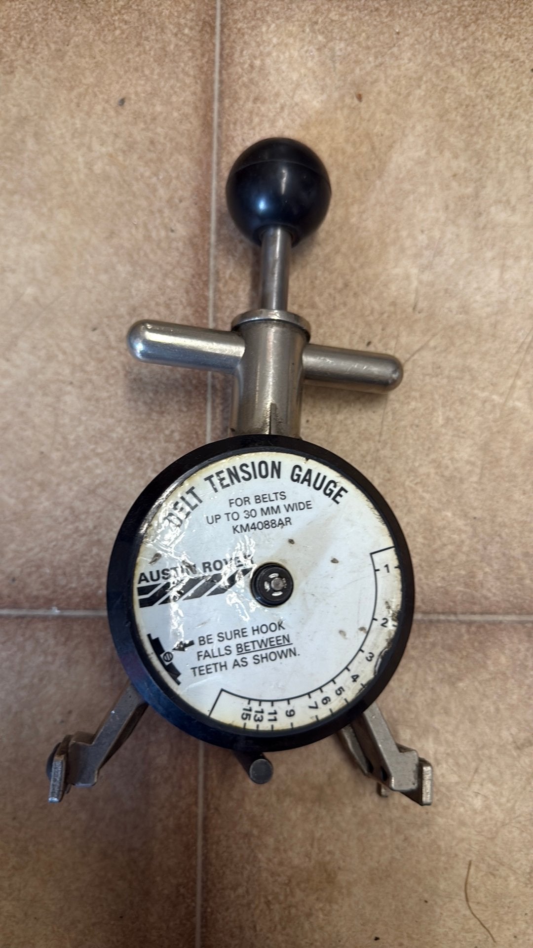 Austin Rover Riemspanningsmeter KM408BAR, Ophalen of Verzenden, Gebruikt, Austin