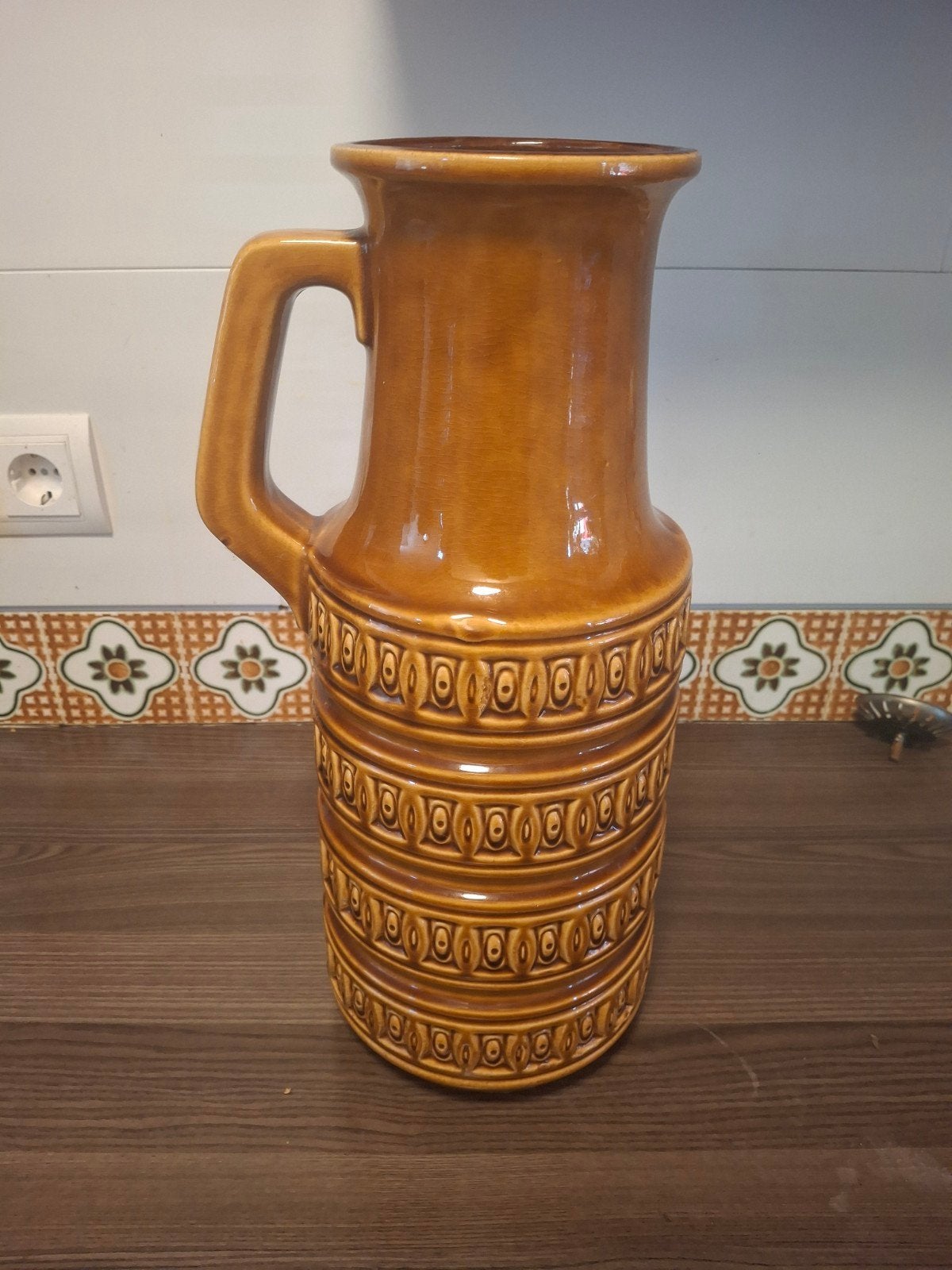 Vintage West Germany Schenkkan - 45 cm hoog, Ophalen of Verzenden