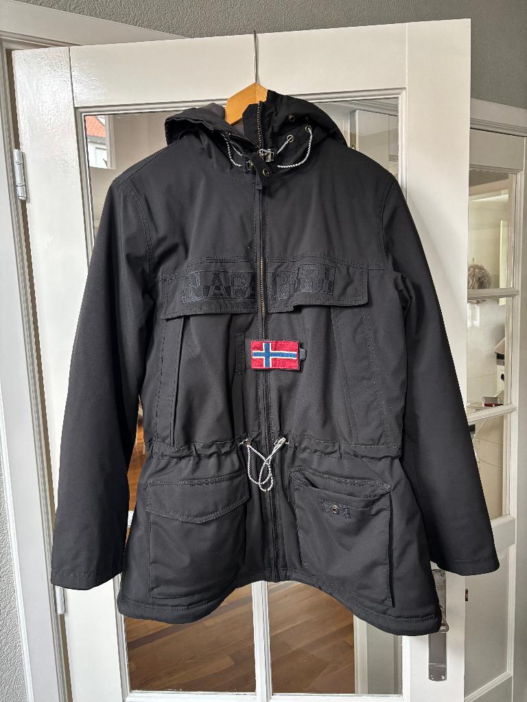 Mooi water- en windproof Napapiri jack XXL zwart, Ophalen of Verzenden, Zo goed als nieuw, Maat 46/48 (XL) of groter, Zwart