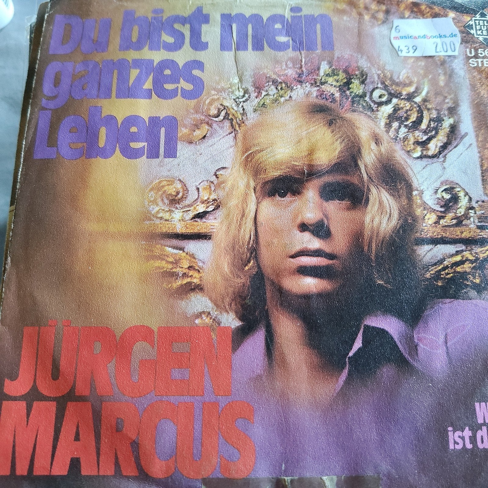 Jürgen Marcus - Du bist mein ganzes Leben (Vinyl Single), Gebruikt, 7 inch, EP, Schlager