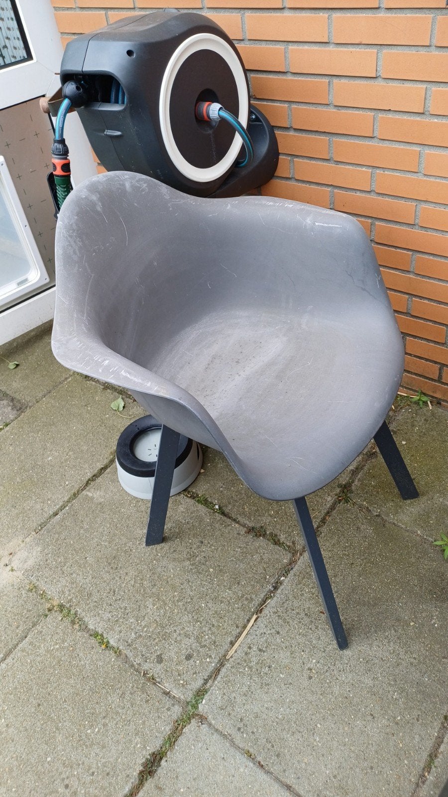 gratis  4 tuinstoelen bois le duc, Ophalen, Gebruikt