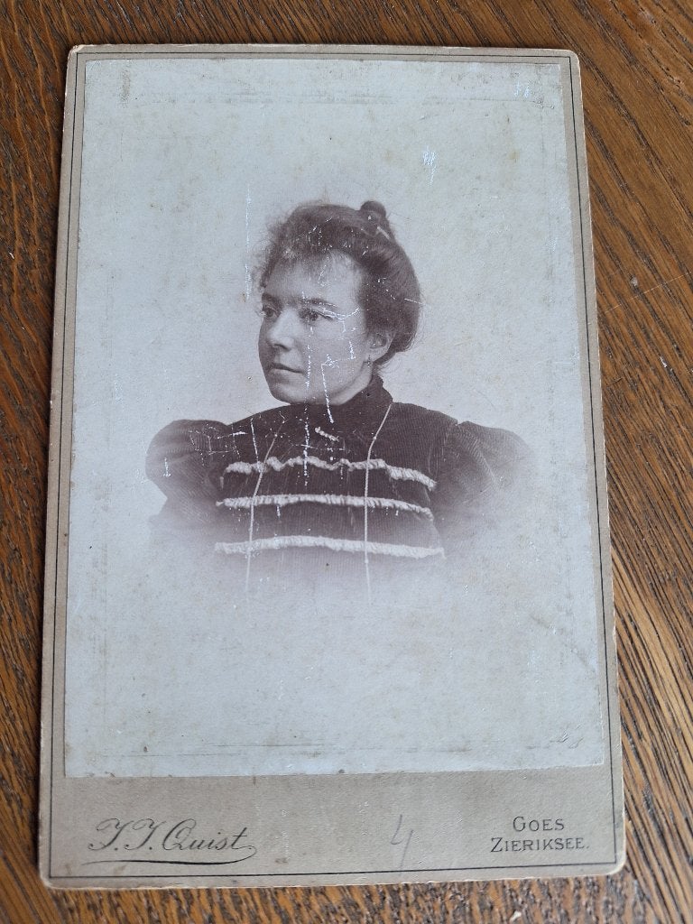 CDV Quist Goes Zierikzee (Anne Maters - Smits), Gebruikt, Verzenden, Foto, Voor 1940