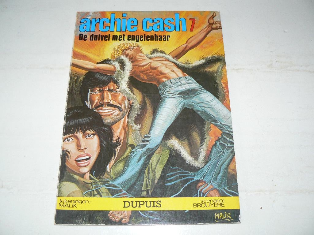 Archie Cash deel 7. De duivel met engelenhaar. 1e druk 1978, Eén stripboek, Ophalen of Verzenden, Zo goed als nieuw